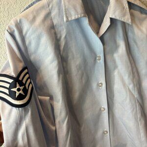 Defense Logistics Agency Women's Uniform Shirt Long Sleeve Military 10 Long